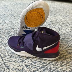 🔥 RARE DS Nike shoe Kyrie 6 “Grand Purple/White” Enlightenment PS 2Y - Never Worn! 🏀👑