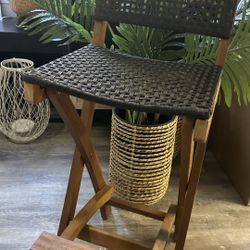 Outdoor Wood Barstools 
