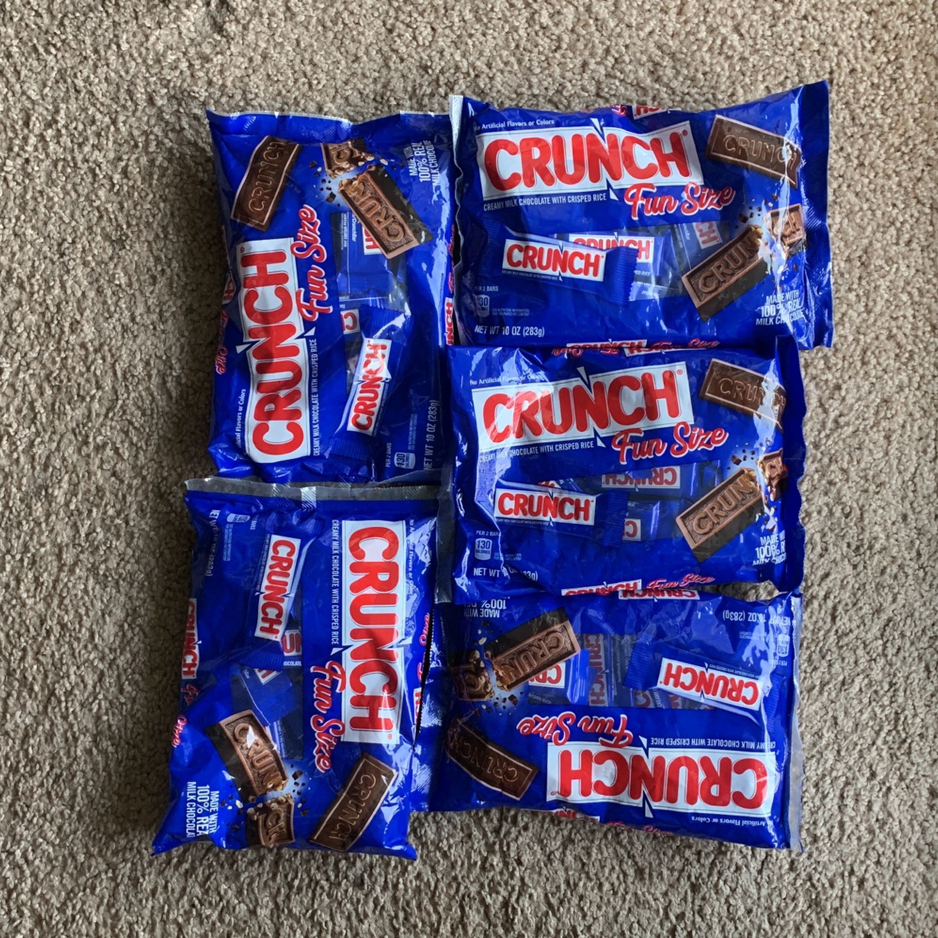 5 Crunch Chocolate Candy Fun Size EXP May 21 2025
