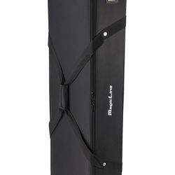 Case for Three C-Stands with Removable Base, 56.3” x 15.7” x 8.7” Studio Trolley Bag with Wheels for Light Stands and Tripods