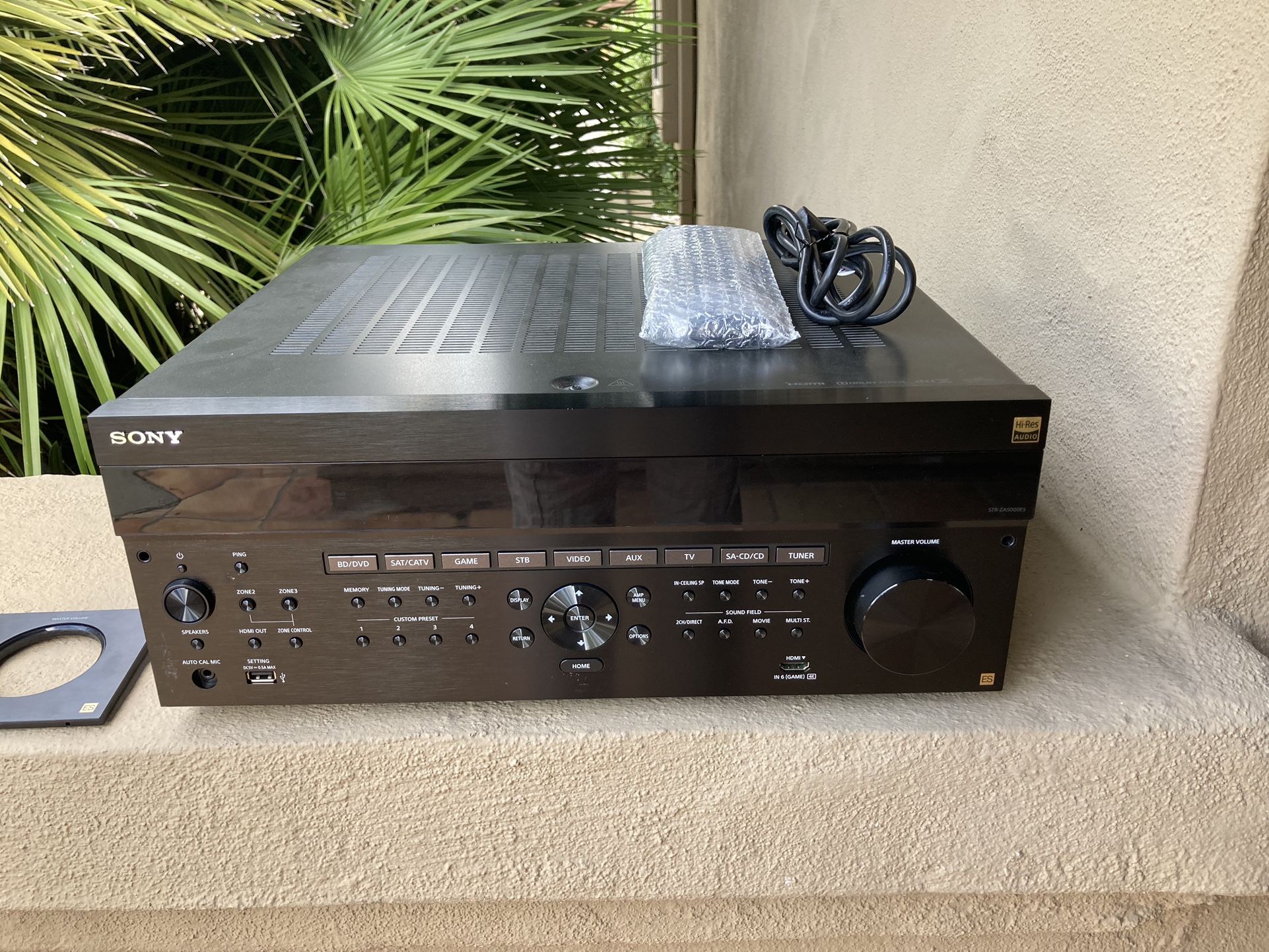 SONY 9.2 Channel Receiver (STR-ZA5000ES) - 4K, Dolby Atmos, DTS:X, Bluetooth 