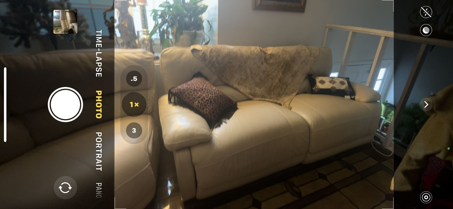 Leather 3 Pc Sectional