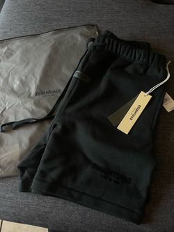 Fear of God Essentials Black Sweat Shorts