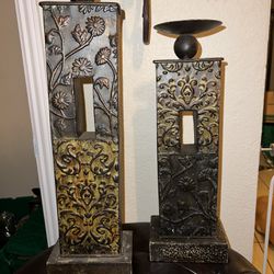 TALL CANDLE HOLDERS 