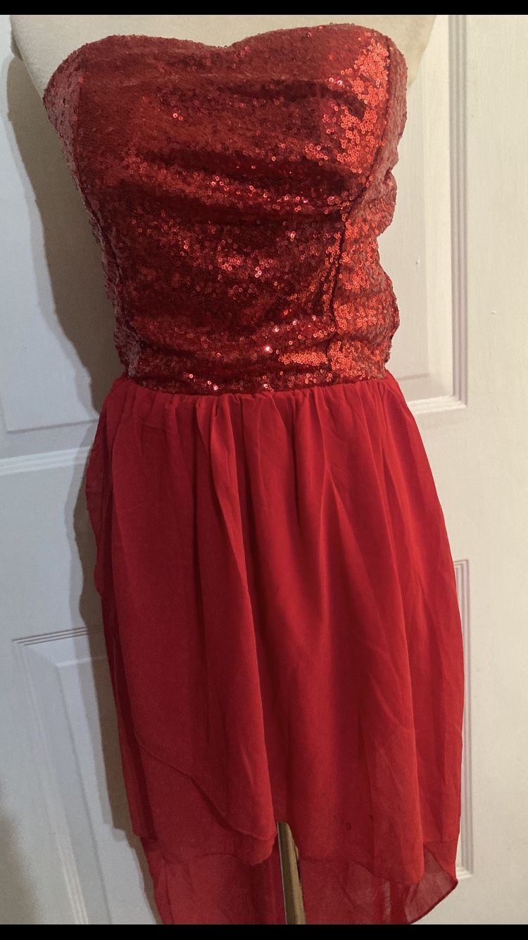 New Sequin Juniors ( Size Large) Strapless Party Dress Asking $40