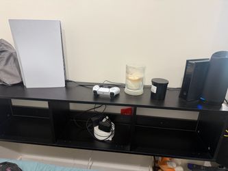 Tv console with wall mount pr floor