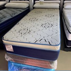 Twin Size Mattress 14" Inches Pillow Top Of High Quality Also Available in Full-Queen-King and Cali-King Same Day Delivery
