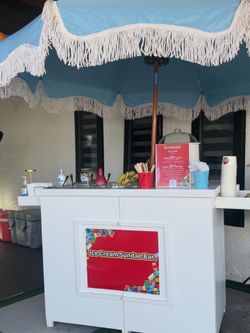 Ice cream sundae bar