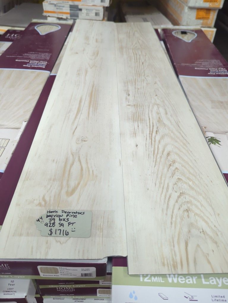 Home Decorators CollectionBayview Pine 12 MIL x 7 in. W x 48 in. L Waterproof Click Lock Luxury Vinyl Plank Flooring (23.8 sq. ft./Case),All Products : American Fashion Style Bags On Sale