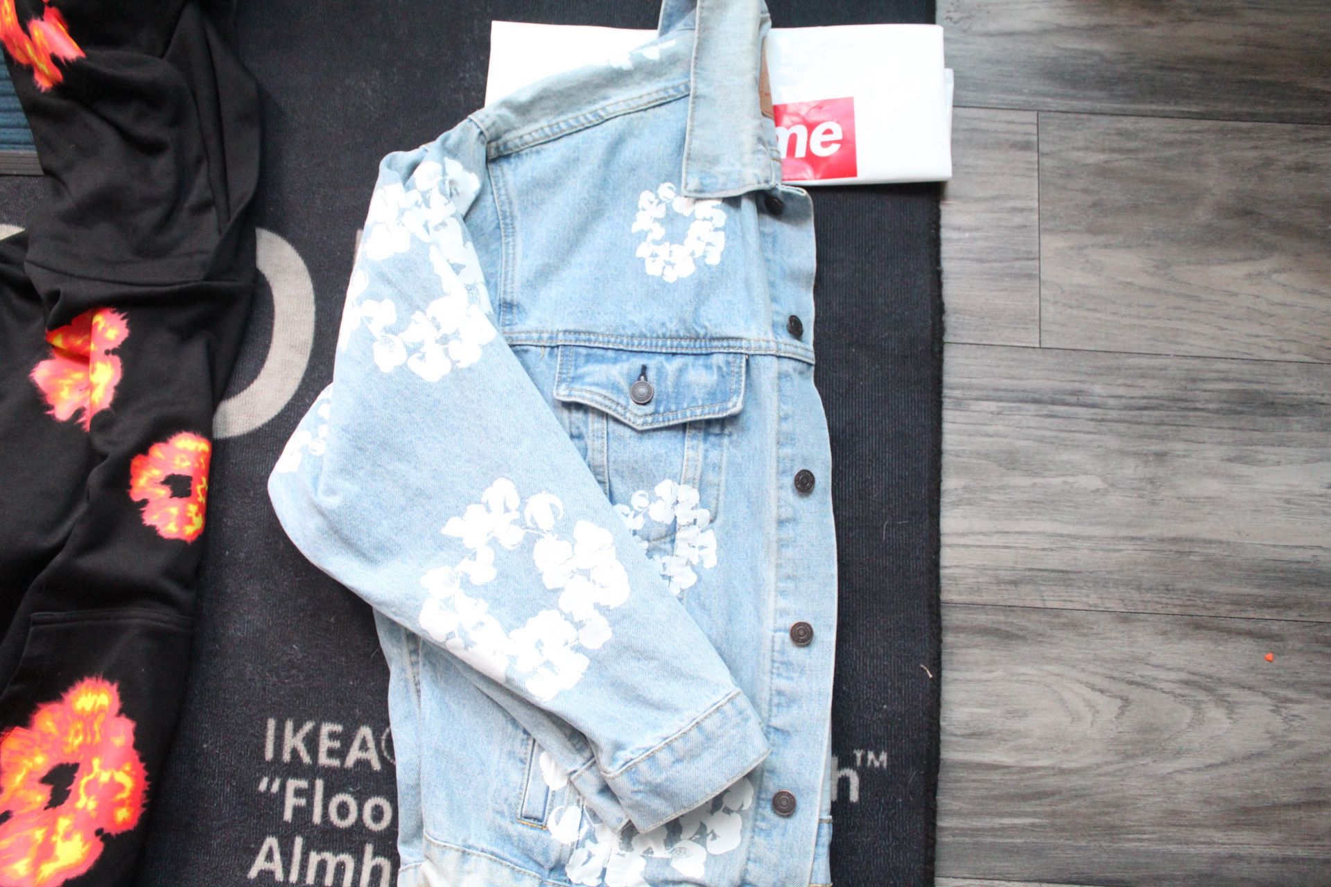 Denim Tears Jean Jacket π§₯ X Offset Tears Hoodie π₯