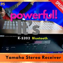 Yamaha R-S202 Bluetooth With Remote.