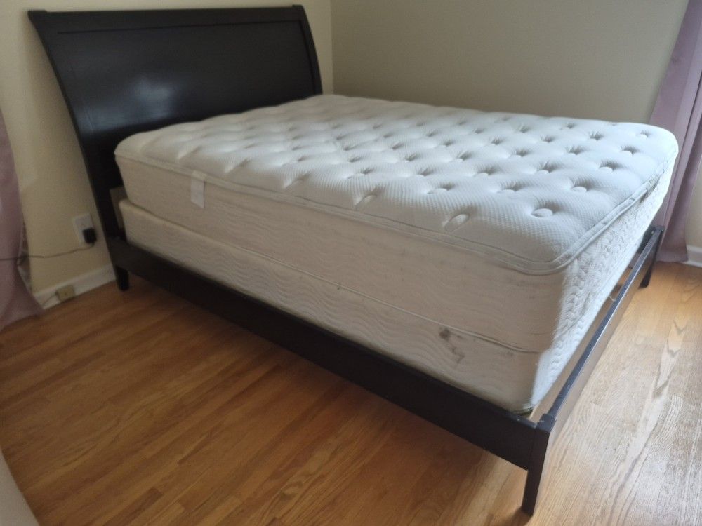 Sleigh Style Bed Frame