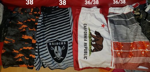 Shorts, Levis, cargo, basketball shorts, raiders