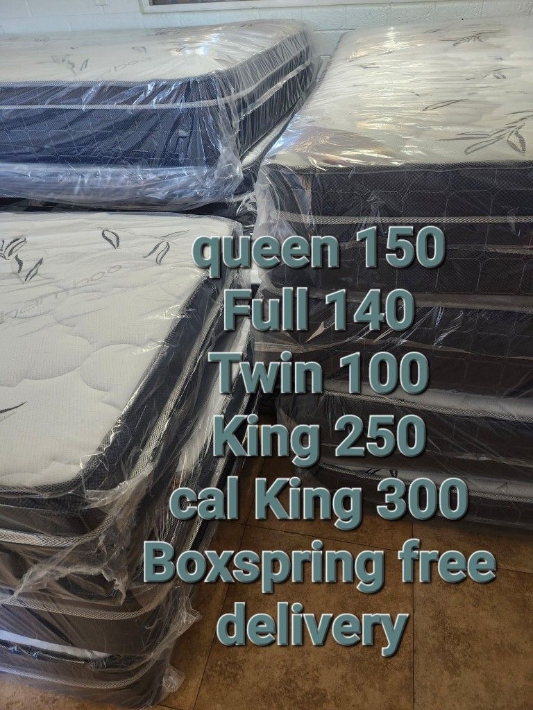 Mattress Pillow Top New 