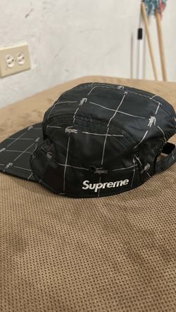 Lacoste X Supreme 5 panel Hat New