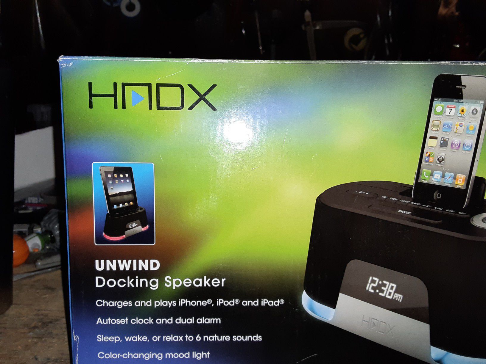 HADX AUDIO DOCKING SPEAKER FOR ipad,ipod,& iphone