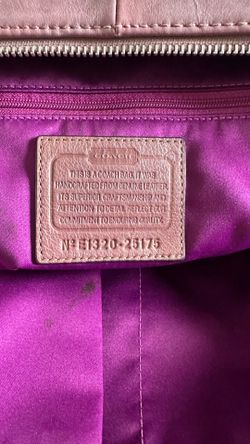 Vintage coach rose gold purse, and wallet