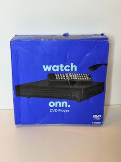 ONN DVD Player HDMI Composite Component Coaxial New w/ Remote & HDMI Cable