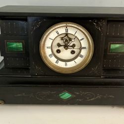 2 Antique Clocks Mantel/ Wall 