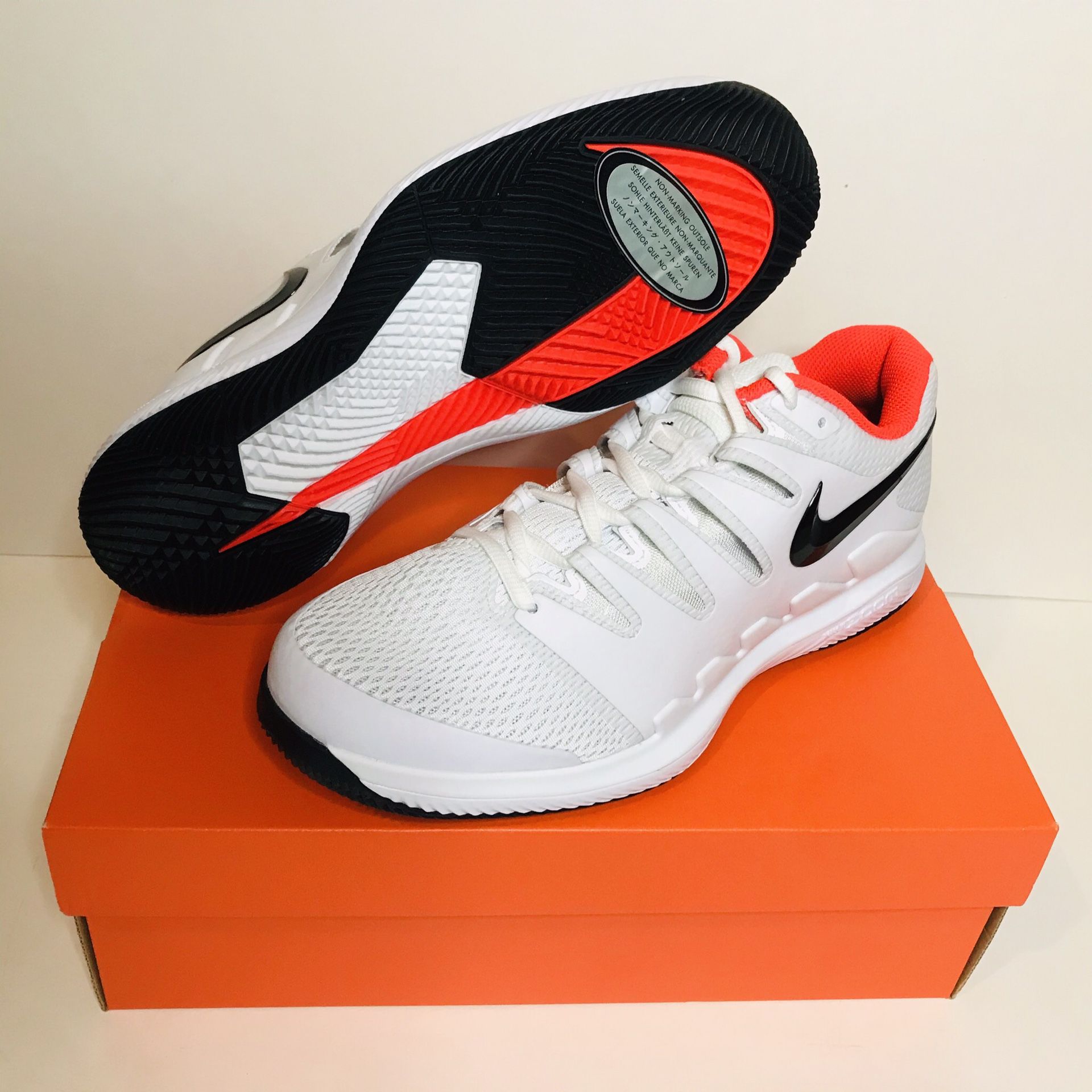 Nike Air Zoom Vapor X Wide Men’s Tennis Shoes Sz 8.5