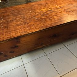 Hand Made Super Single Bed frame with storage