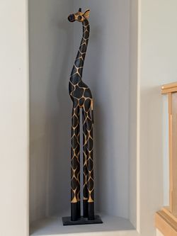 60” Wood Giraffe (wood) 