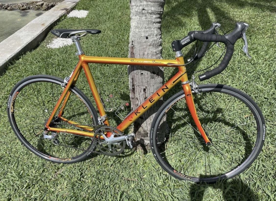 KLEIN Trek Quantum Race 2000 *Sunrise Orange* Road Bike Gorgeous Carbon Fork Medium 55cm