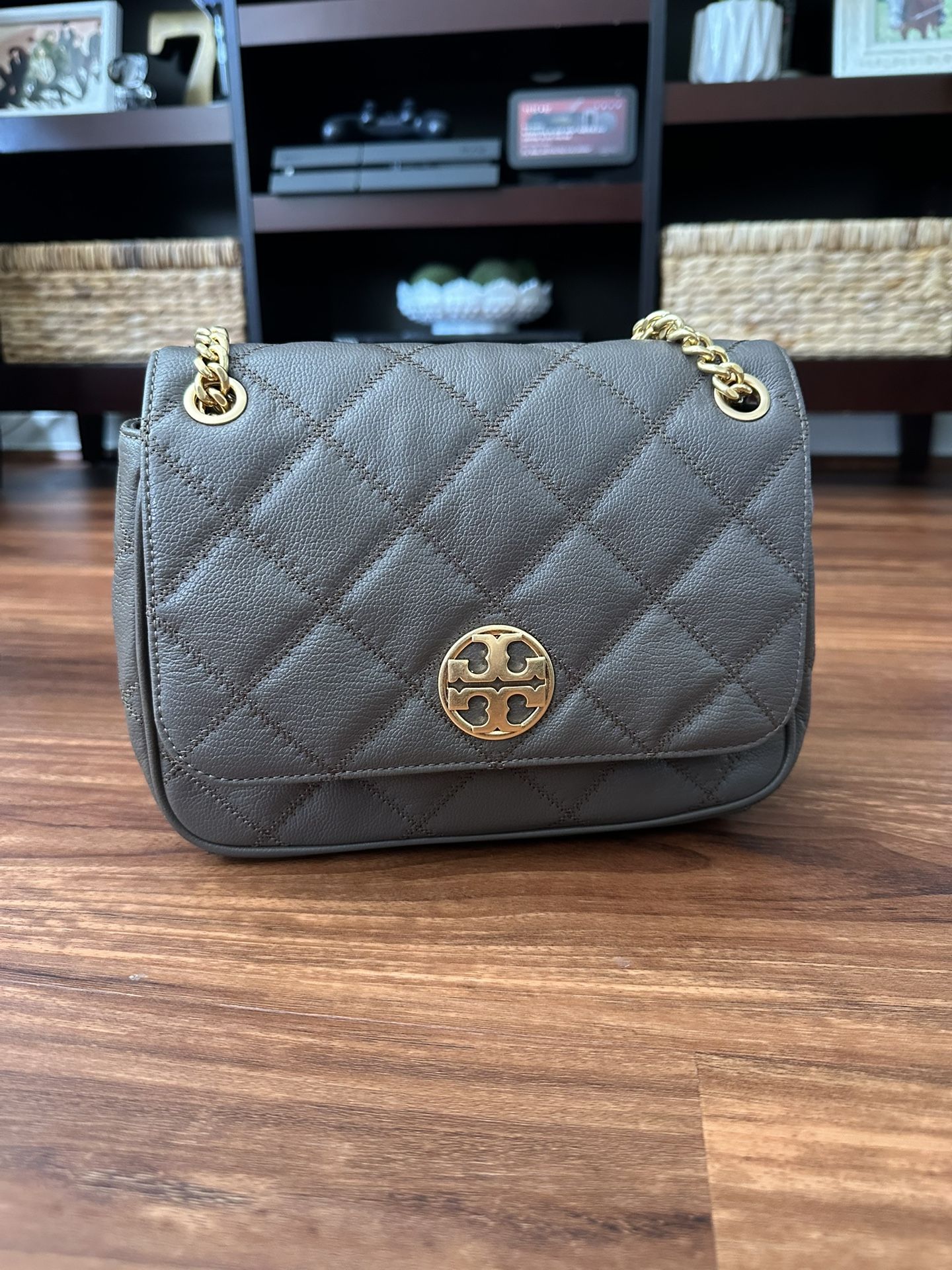 Authentic Tory Burch Convertible Shoulder Crossbody Bag Purse