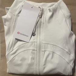 Lululemon Jacket, Cropped Size 8, White