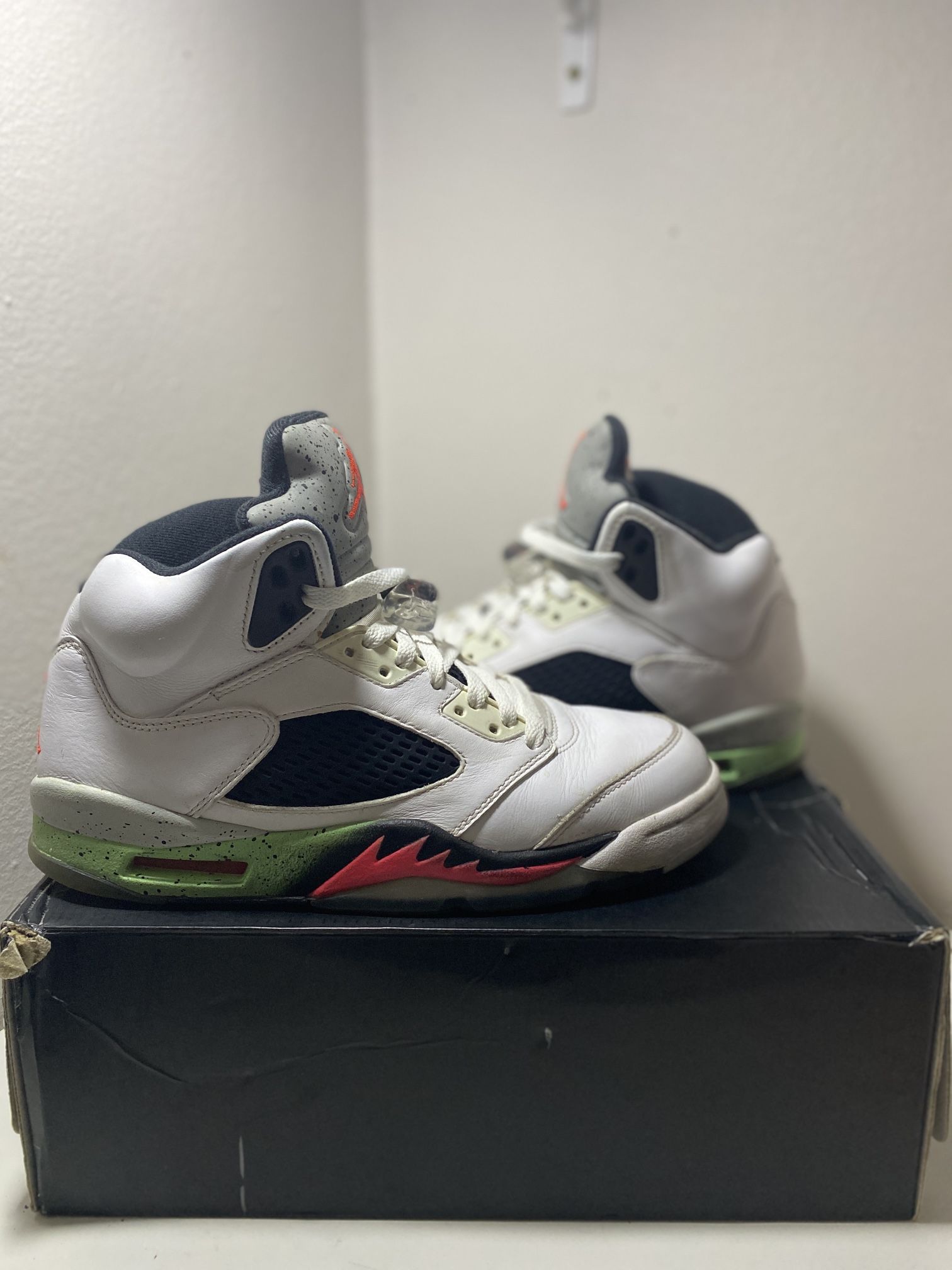 jordan 5 poison green
