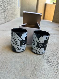 IBJJF Jiu Jitsu Coffee Mugs Set IBJJF Jiu Jitsu Coffee Mugs Set of 2 Black White