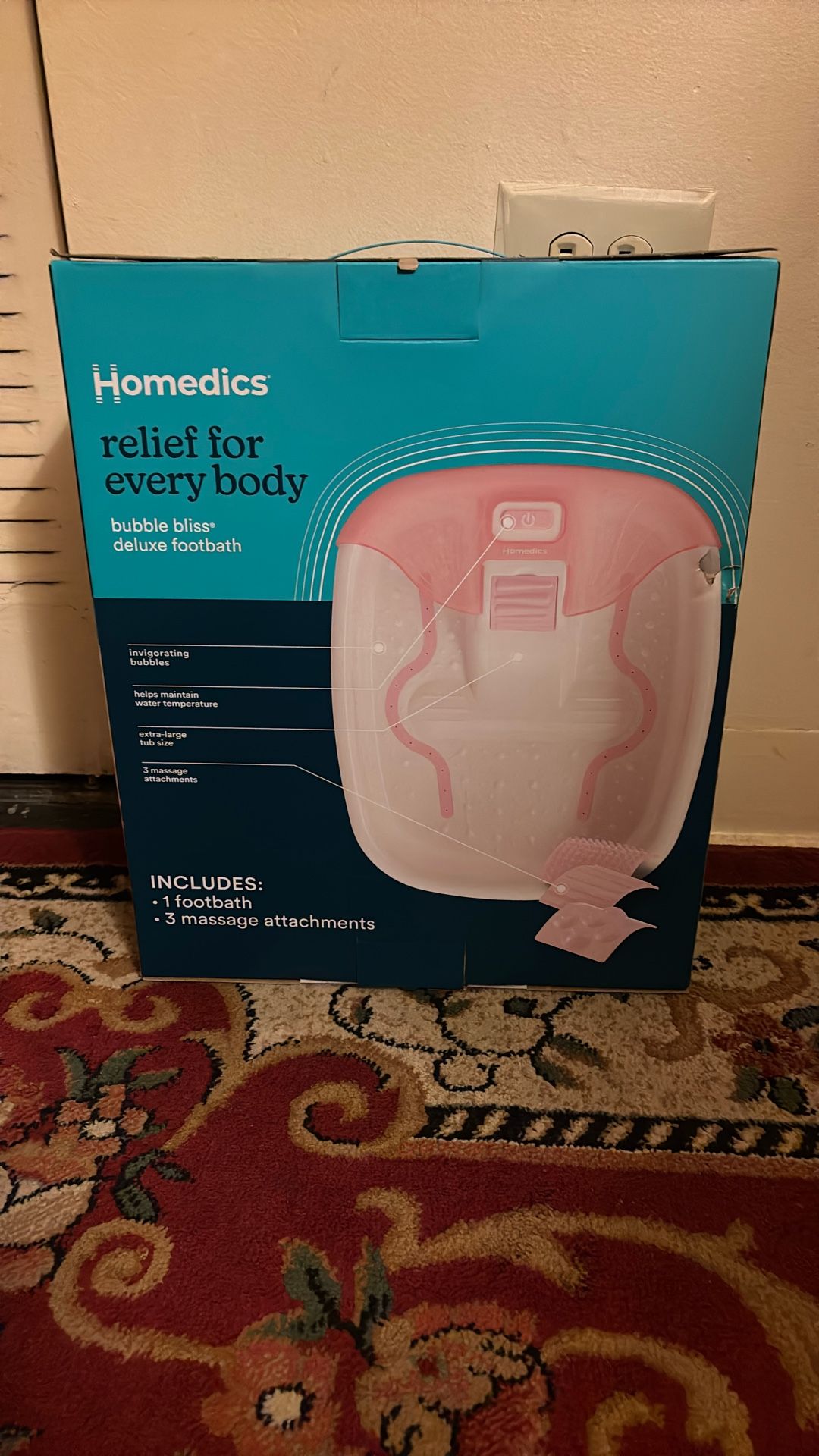 Bubble bliss deluxe Footbath