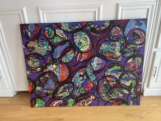 Original oil on canvas 3’ x 4’ large artwork