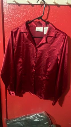 Used beautiful blouse silk