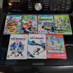 Nintendo Wii U And Wii Games