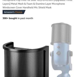 Microphone Pop Filter for Blue Yeti