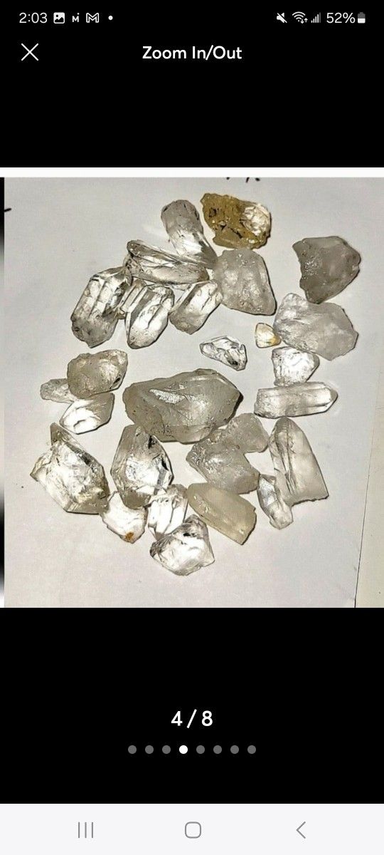 30pcs Raw Natural Quartz Crystal 