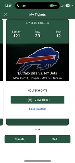 Jets V bills
