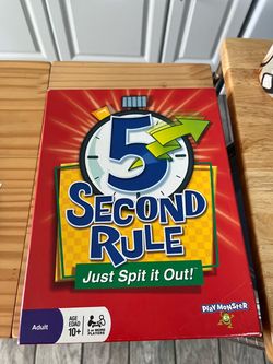 5 Second Rule Card Game
