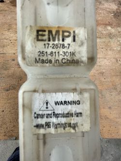 Used Master brake reservoir