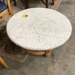 Round Fiberglass Coffee Table 