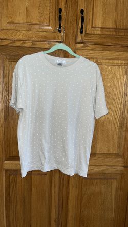 Jennifer Moore short sleeve scoop neck shirt