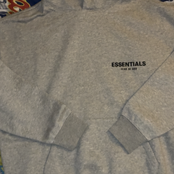 Essential hoodie dark oatmeal