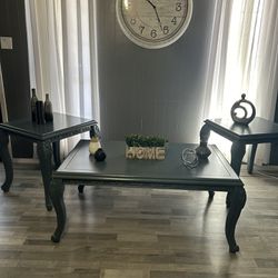 Coffee table And 2 End Tables 