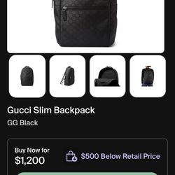 Gucci Slim Backpack 