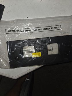 Kia Genuine Front License Plate Mount Assembly