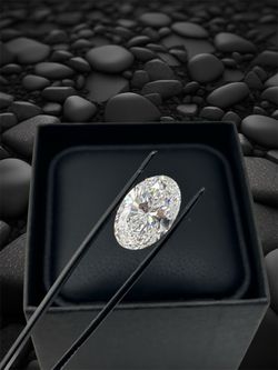 Big Rare lab-Grown oval shape certified Diamond 💎