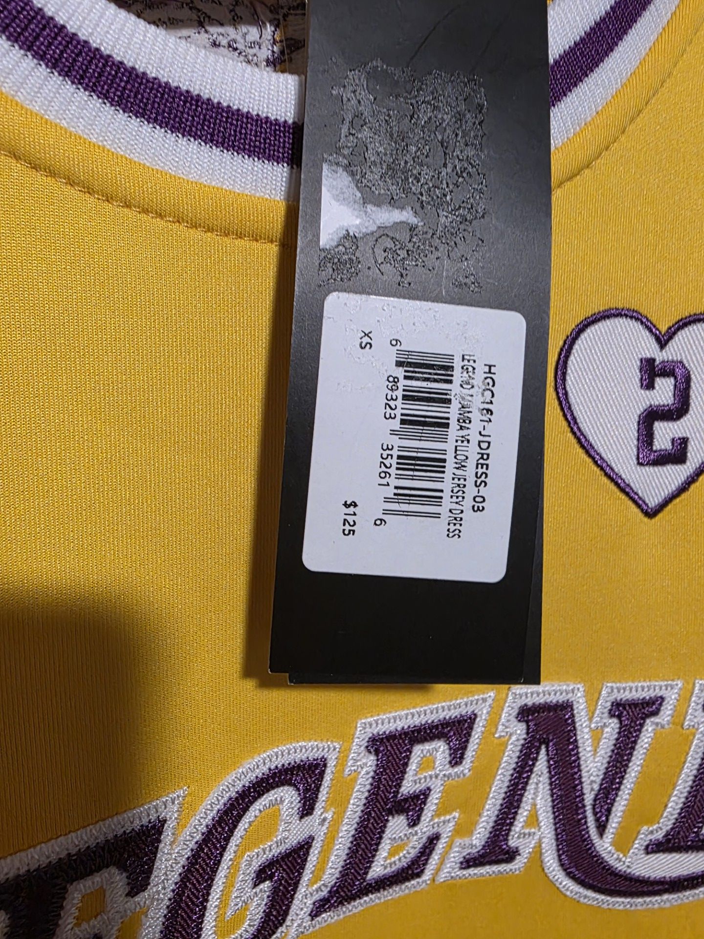 Kobe Bryant womens jersey dress
