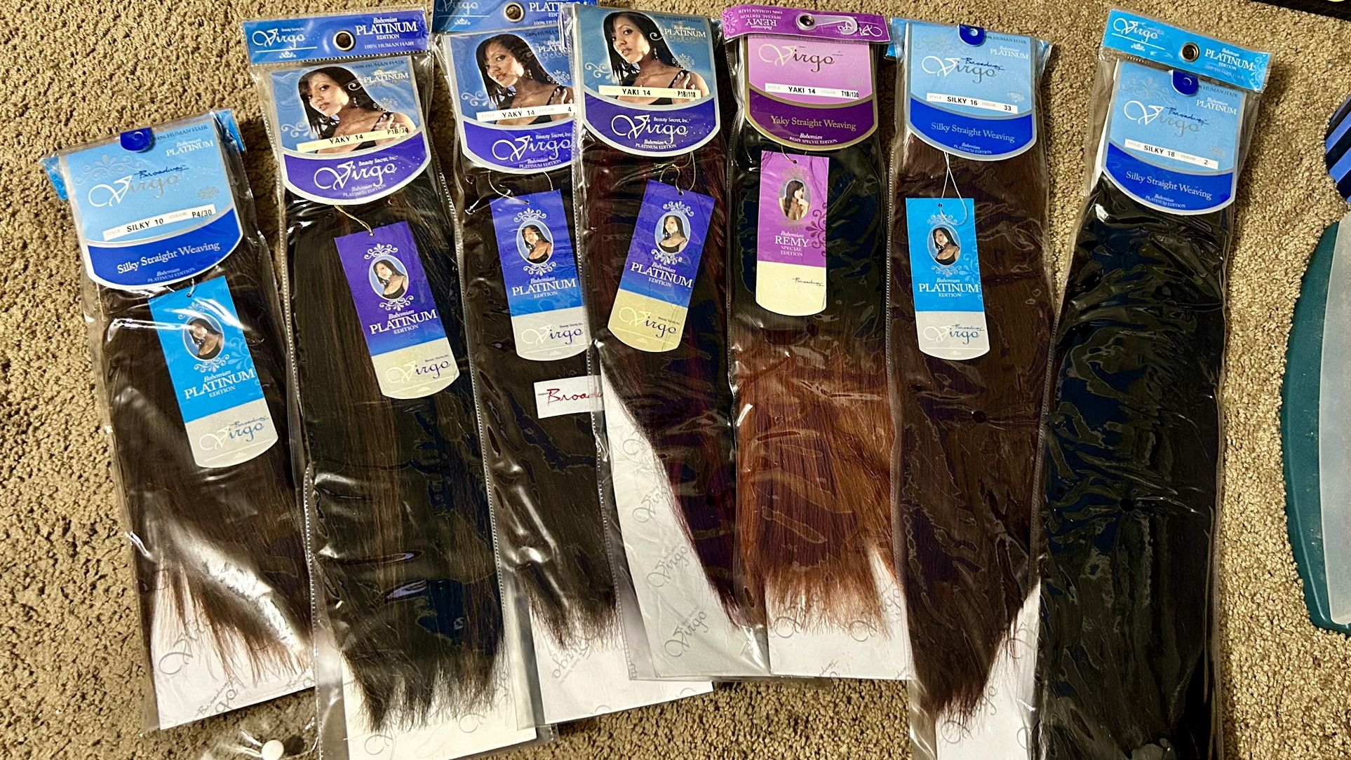 7 Packs 100% Human Hair Bundle
