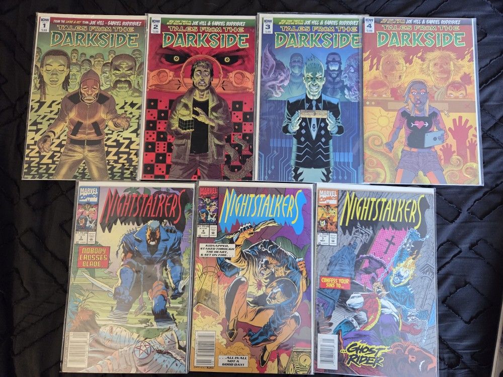 Horror comic book lot of 7! mixed lot. Marvel Comics. IDW.